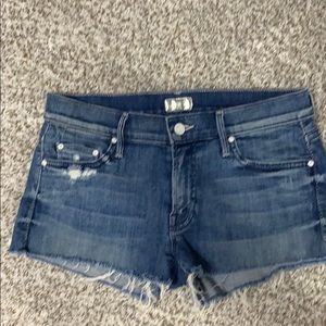 Mother denim shorts